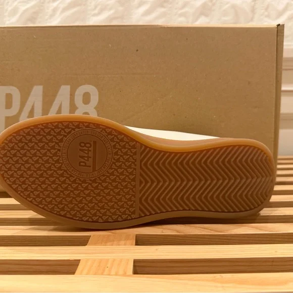 P448 White and Gray Sneakers - Picture 3 of 9